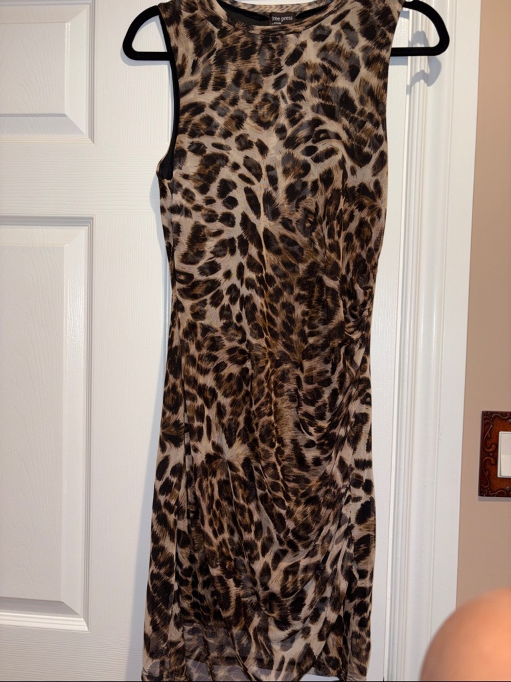 free press Leopard-Print Midi Dress in Brown Tonal Mix